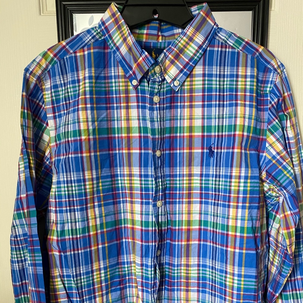Ralph Lauren Plaid Cotton Poplin Shirt